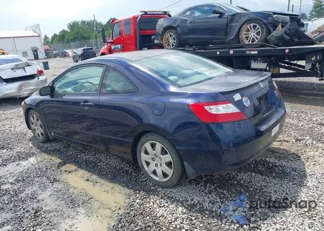 2007 Honda Civic Lx z USA, uszkodzony, nr VIN 2HGFG12617H501452